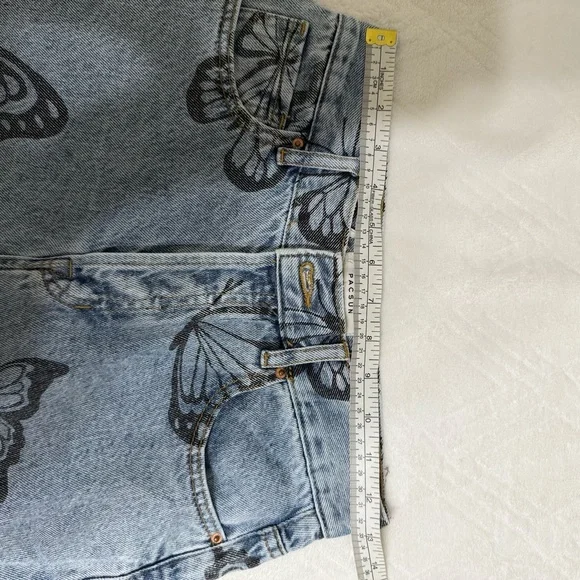 Pacsun Eco Butterfly High Waisted Straight Leg Jeans - Picture 7 of 16